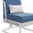 Patio Aluminum & Wicker Lounge Chair With Cushions  & Pillow-1338790160-1338790159