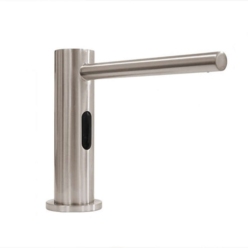 Fontana Commercial Deck Mount Automatic Soap Dispenser, Brushed Nickel