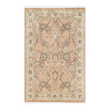 Classic One-of-a-Kind 4' 2" X 6' 5" Hand Knotted Area Rug