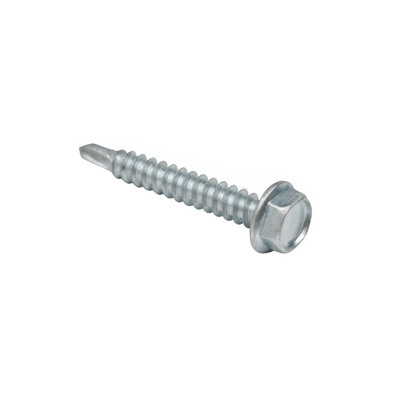 Brixwell QL3L-001-XCP100 10-16 x 5/8" Hex Washer Head Self-Drilling Screws - pack of 100
