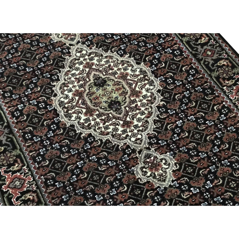 Hand-Knotted High-Quality Brown Area Rug