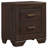 Copper Dark Cocoa 2-Drawer Rectangular Nightstand-1545015614
