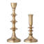 2 Piece Aluminum Tabletop Candlestick Set