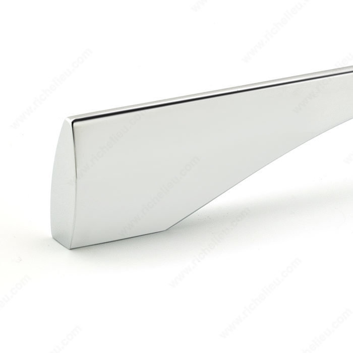 Poignée barre / poignée en métal Meridian, Chrome chrome, 12 5/8"