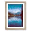 Lake Matheson in New Zealand in Abstract - Picture Frame Graphic Art Print-55777559-55777565