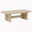 Table basse rectangulaire Beige Oak Coastal