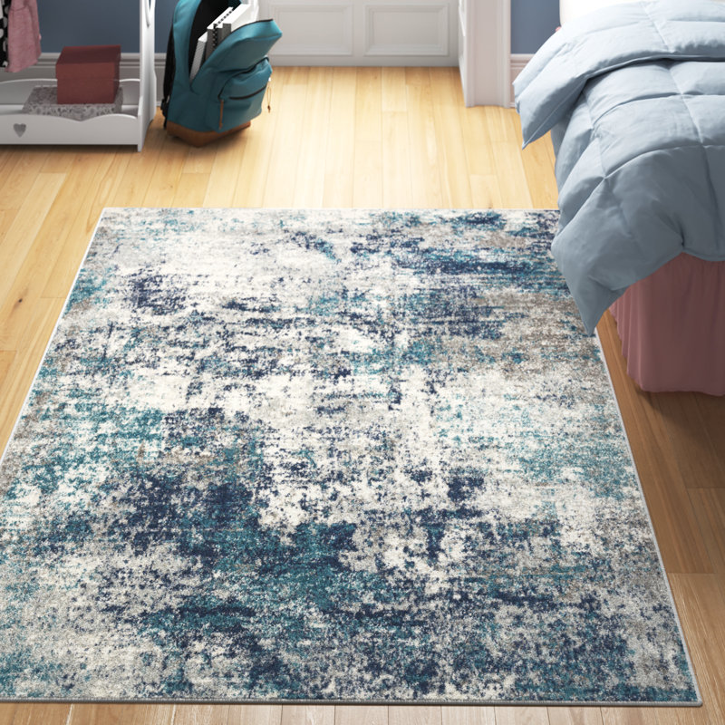 Rensselear Abstract Indoor Rug, Rectangle 5'3" x 7'3"