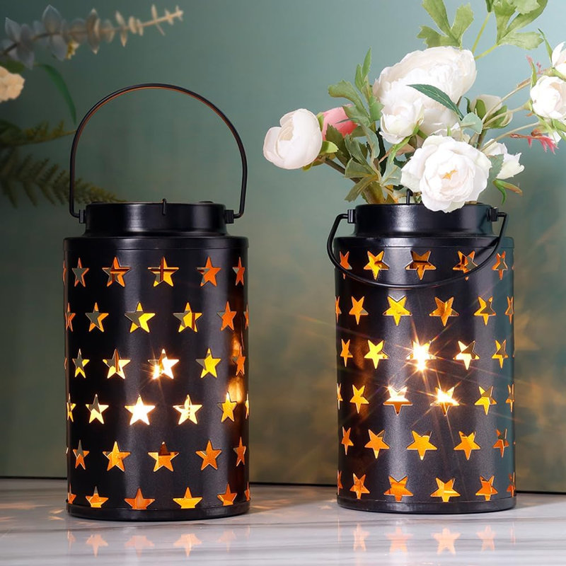 12'' H Metal Lantern