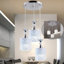 Luminaire suspendu cylindrique moderne à 3 lumières Enyeart