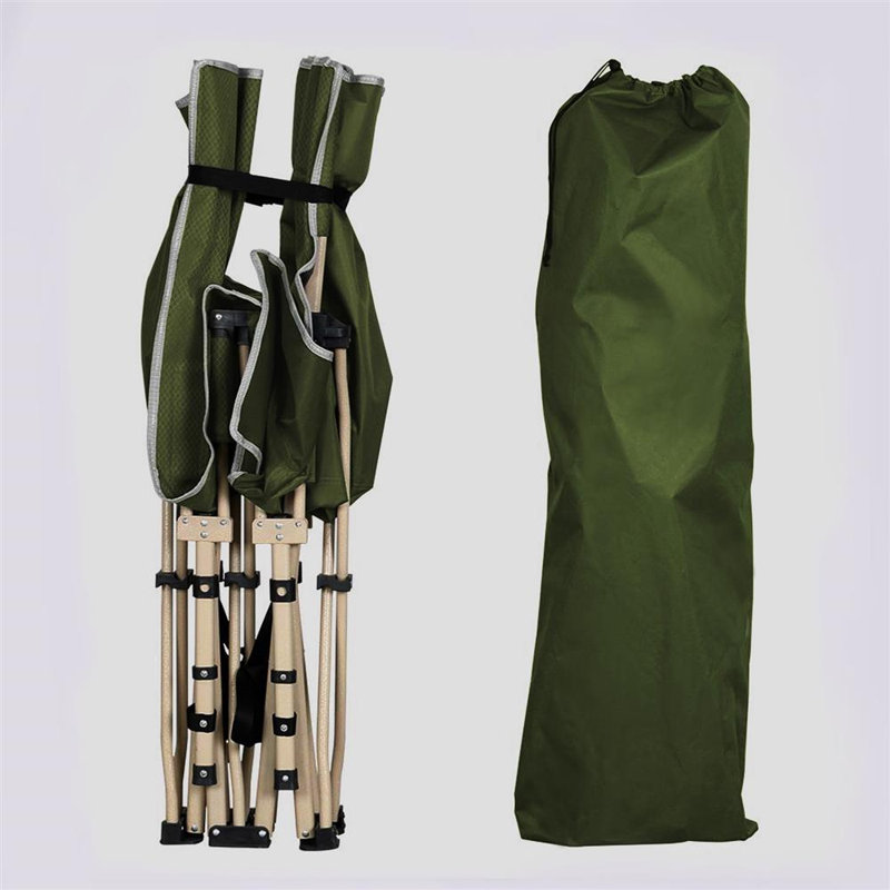 Folding Portable Camping Cot, Army Green