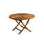 Nayoun 4 - Person Wood Patio Dining Set with Round Table-825210604-825210607