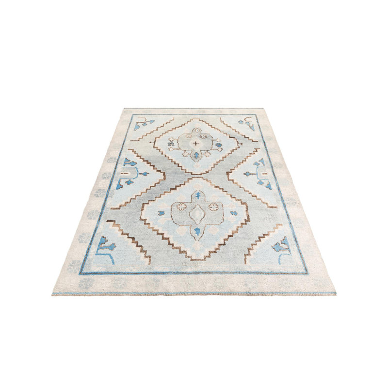 Tapis bleu clair Kalmanovitz