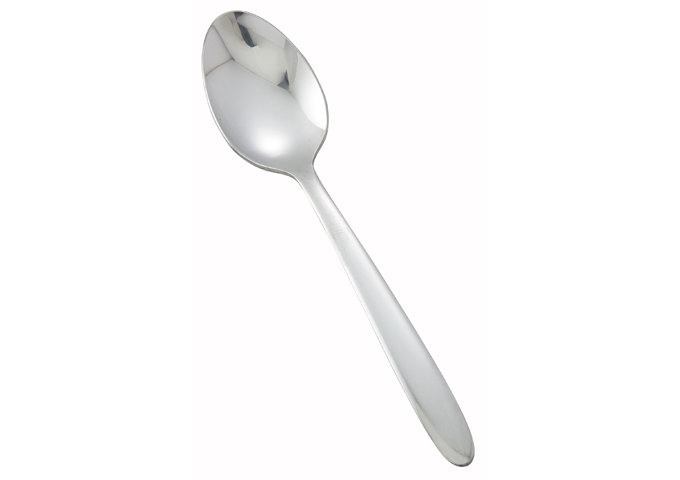 Flute Stainless-Steel Teaspoon, Heavyweight, 6.5" (12 Pack)