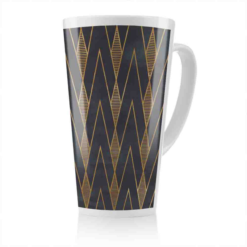 Geometreic Lines Latte Mug