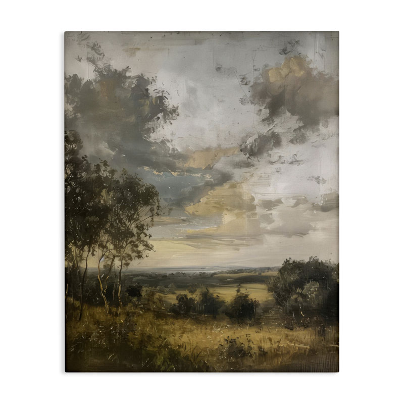 Toile de campagne à l'aube, design par LSR Creative Studio, H 40 po x l 30 po