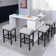 Counter Height Bar Stools Set of 2,Modern Kitchen Bar Stools, Metal Legs Backless Saddle Stool Chair