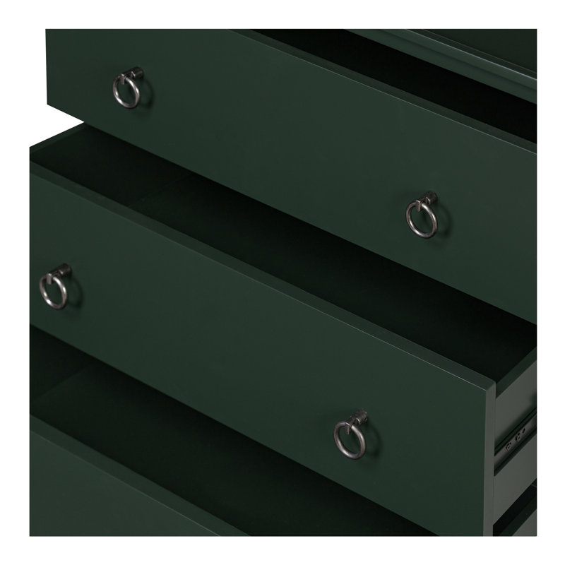 Shillington 3 DRAWER NIGHTSTAND, Deep Green