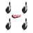 Hard Rubber Swivel Expanding Stem Caster Set