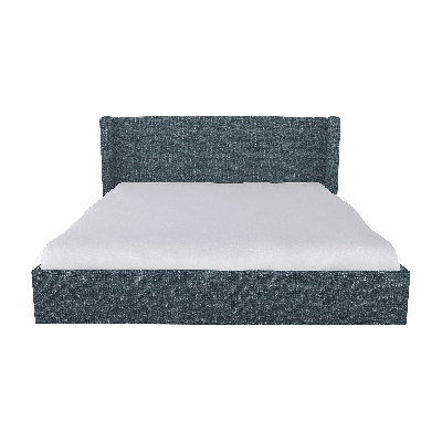 Chloe Upholstered Wingback Bed