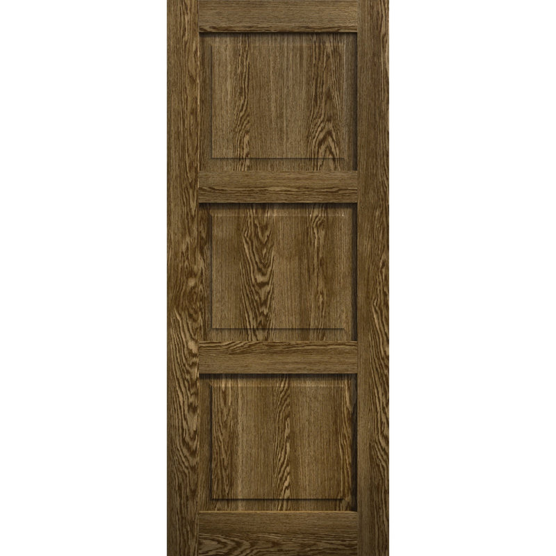 Panneau de porte à dalle | Ego 5010 | Portes en placage de bois | Pochette coulissante à poche, 36 po x 80 po, Chêne marbré