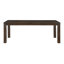 Ensemble de salle à manger classique 9 pièces brun foncé et 8 chaises d'appoint rembourrées Taupe-132435701