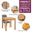Madelynn 2 - Person Solid Oak Dining Set-129994709-101956045
