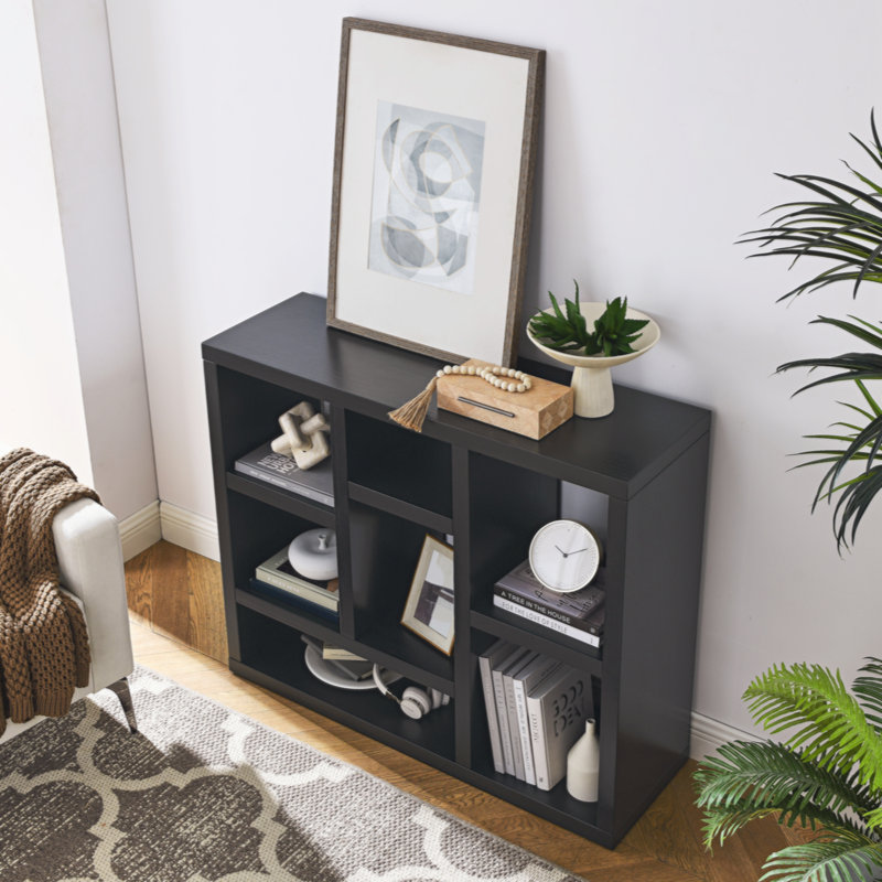 Valene 43.31'' Wide File Cabinet, Black