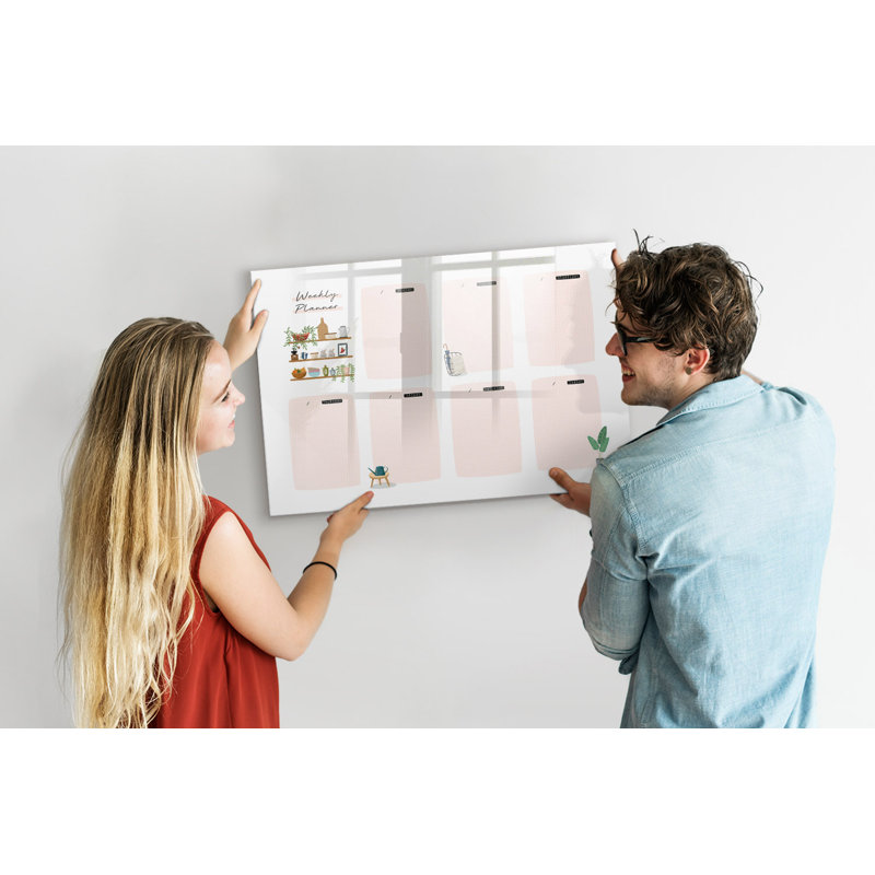 Magnetic Glass Dry Erase Board