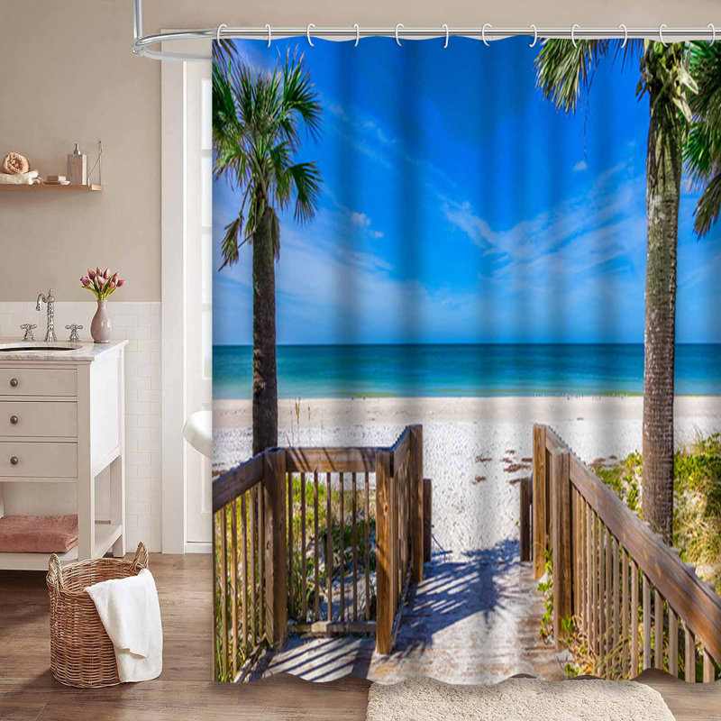 Passerelle, Mexique, île, plage, amérique, côte américaine, à, 12, crochets, L 72 po x l 78 po