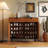 Rounded Iron Handle Buffet Table