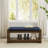 40" Accent Bench With Lower Shelf Shoe Rack, Padded Seating Bench For Living Room, Modern Compact Bed End Bench With Storage For Bedroom Seating, Removable Cushion, Brown, 40"W- Navy Blue-565754122-565754133