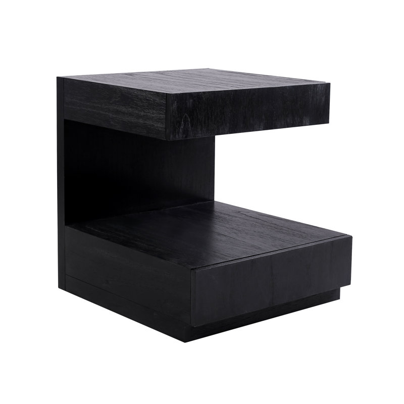 Table d'appoint Steubenville - Noir Steubenville, H 24 po x l 22 po x P 20 po, Noir
