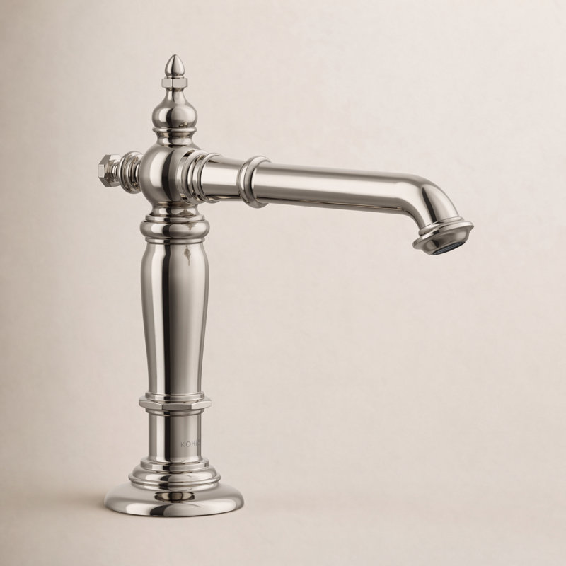 Artifacts® Widespread Bathroom Faucet with Drain Assembly, Vibrant Polished Nickel