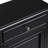 55.5 in. Black Solid Wood 3 Drawer 3 Door Sideboard_Buffet Table-1315213576