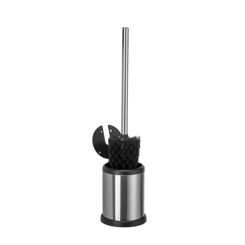 Auto Closing Free-Standing Toilet Brush and Holder