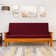 Textured Grid Stretchy Washable Box Cushion Futon Slipcover