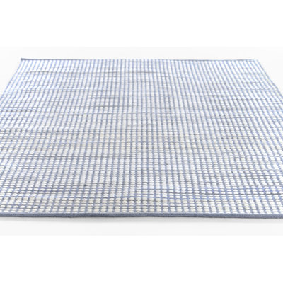 Acerra Blue Hand-Woven Geometric Outdoor Rug