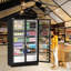 Babevy 24.8 Cubic Feet Merchandising Freezer - 44.09''