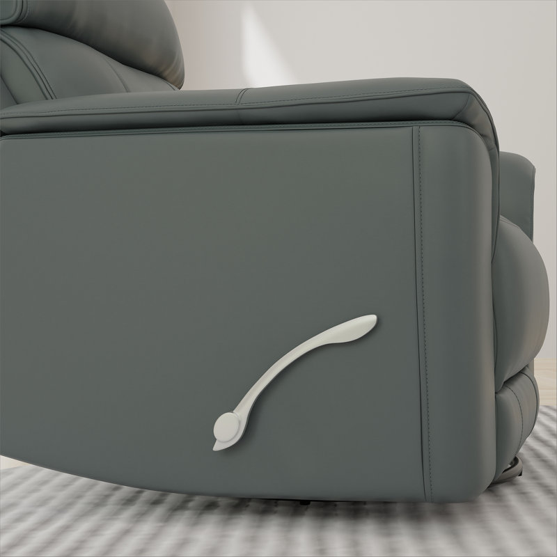 Manual Glider Recliner In Sapphire, Sapphire Blue