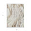 Tapis intérieur lavable abstrait beige ivoire 9 pi x 12 pi