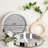 Terrico Mirrored Rotating Decorative Tray Glass Vanity Glam Modern Home Decor