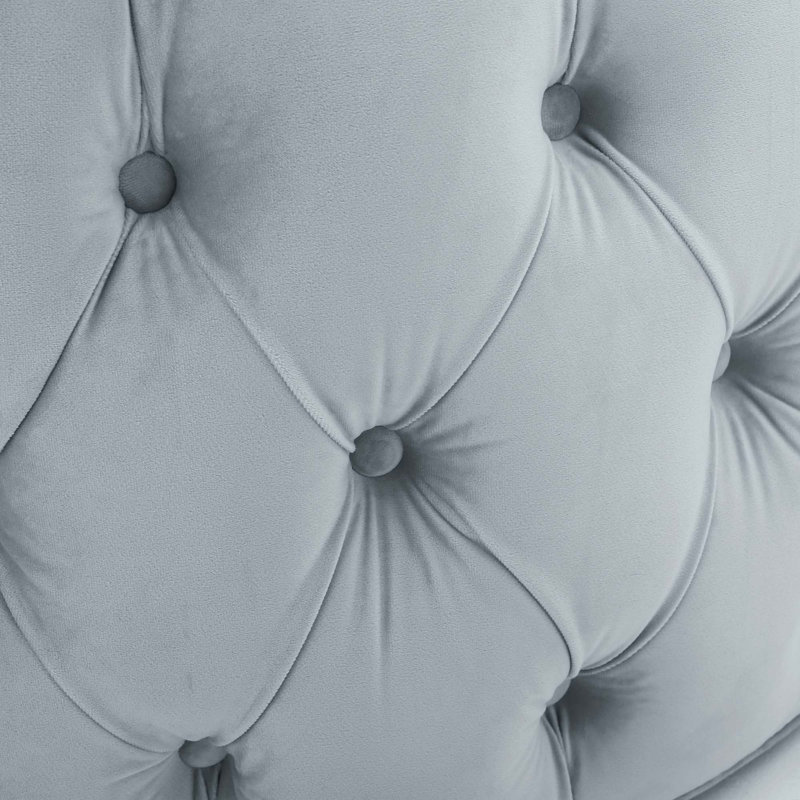 Banc repose-pieds, Gris clair