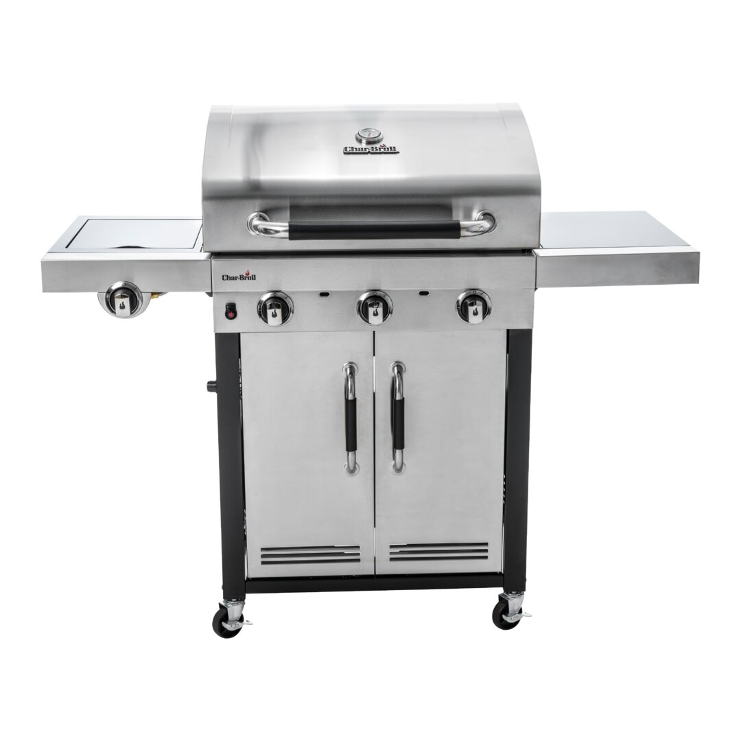 Char-Broil Advantage Series™ 345S - 3 Brenner Gasgrill mit Seitenbrenner, Edelstahl