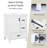 24" Freestanding Single Bathroom Vanity With White Ceramic Integrated Top-1570263969