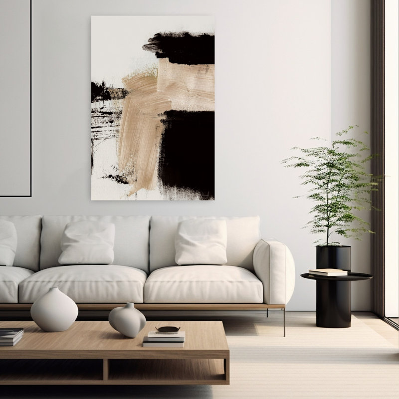 Art contemporain contemporain abstrait, H 60 po x l 40 po