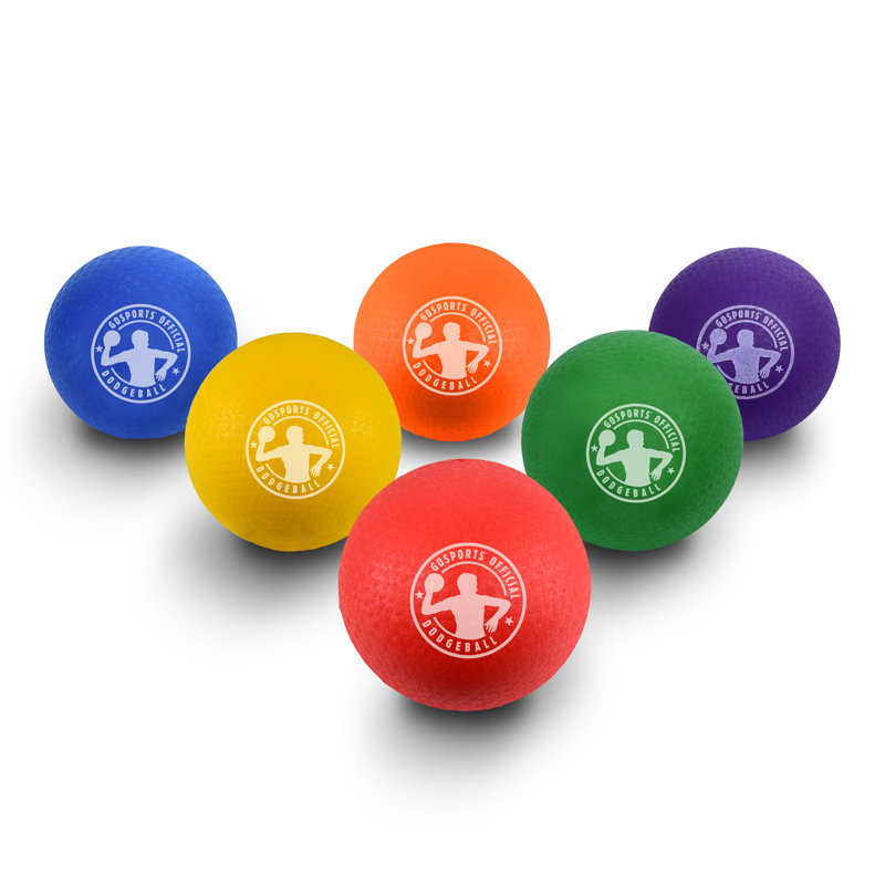 6 Pack No Sting Dodgeball Inflatables