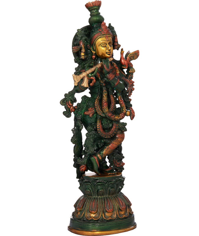 Religious & Spiritual Statue, Green