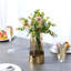 Orange 61cm Glass Table Vase