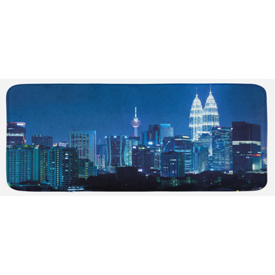 Modern & Contemporary Polyester Kitchen Mat