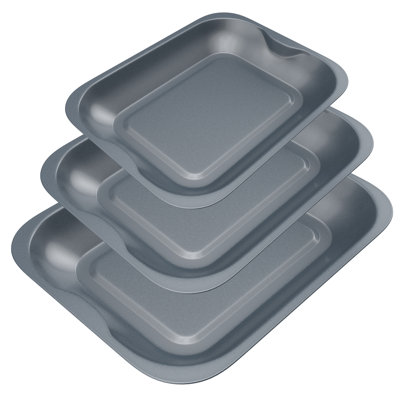 Belfry Kitchen Garces 3 Piece Non-Stick Carbon Steel Bakeware Set